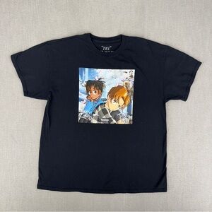 The Kid Laroi x Juice WRLD Anime Cartoon Graphic Tee by TKL Mens XL Shirt Black
